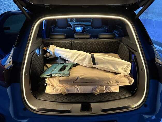 Измерение пространства в багажнике